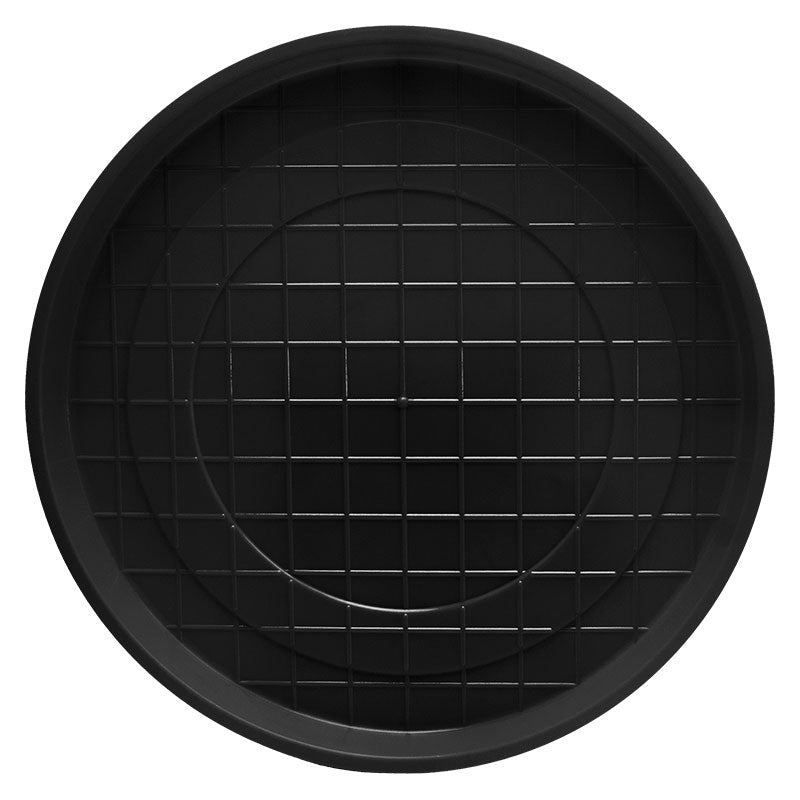 Jumbo Round Feed Tray - Black
