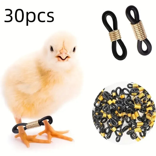 Adjustable Splay Leg Hobble Braces for Chicks - 30 Pieces