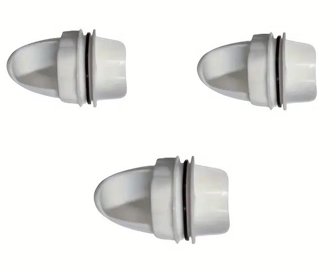 Plastic Automatic Gravity Chicken Feeders - Set of 3